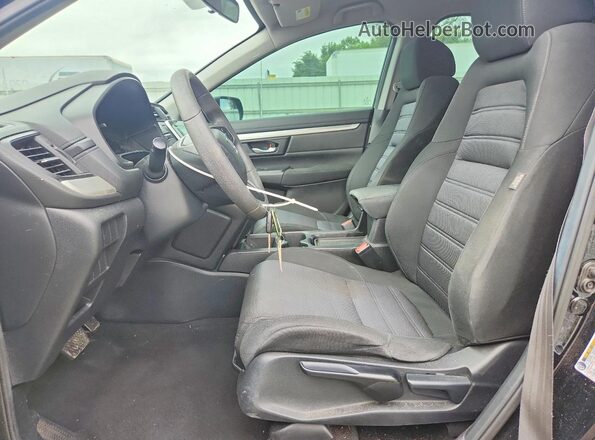7FARW5H31HE000897 2017 HONDA CR-V Black წინა სალონის ხედი