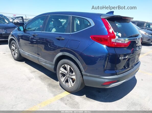 7FARW5H32HE002027 2017 HONDA CR-V Blue Rear left