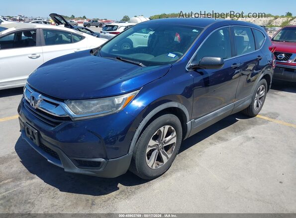 7FARW5H32HE002027 2017 HONDA CR-V Blue Front left