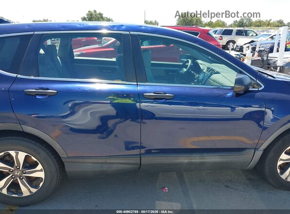 7FARW5H32HE002027 2017 HONDA CR-V Blue Rear interior view