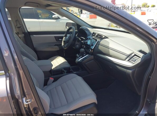 7FARW5H35HE009974 2017 HONDA CR-V Gray Vista interior delantera