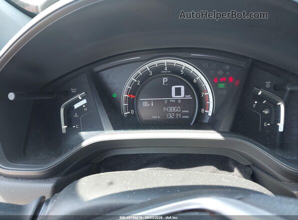 7FARW5H35HE009974 2017 HONDA CR-V Gray Vista de los asientos traseros