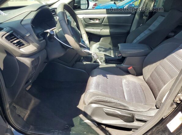 7FARW5H35HE014284 2017 HONDA CR-V Black წინა სალონის ხედი
