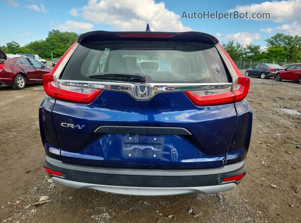 7FARW5H37HE011886 2017 HONDA CR-V Синий Вид сзади