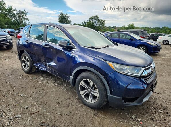 7FARW5H37HE011886 2017 HONDA CR-V Синий Передняя правая четверть