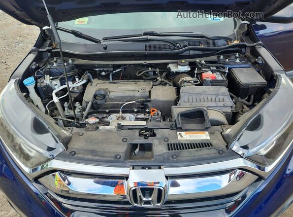 7FARW5H37HE011886 2017 HONDA CR-V Синий Вид подкапотного пространства