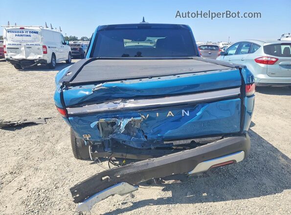 7FCTGAAA4PN000693 2023 RIVIAN R1T Синий Вид сзади