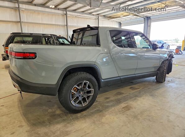 7FCTGAAA8NN013296 2022 RIVIAN R1T Gray Задня права чверть