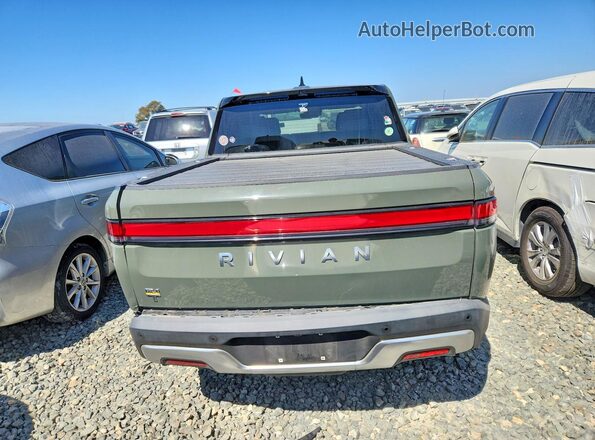 7FCTGAAL4NN004385 2022 RIVIAN R1T Green Rear view