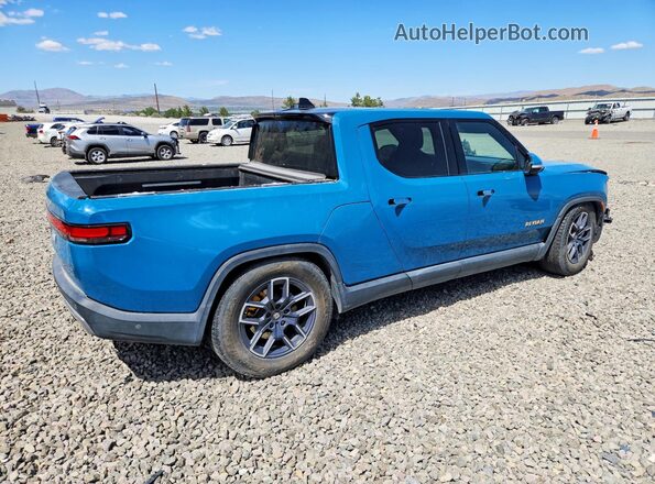 7FCTGAAL5NN000751 2022 RIVIAN R1T Blue Rear right
