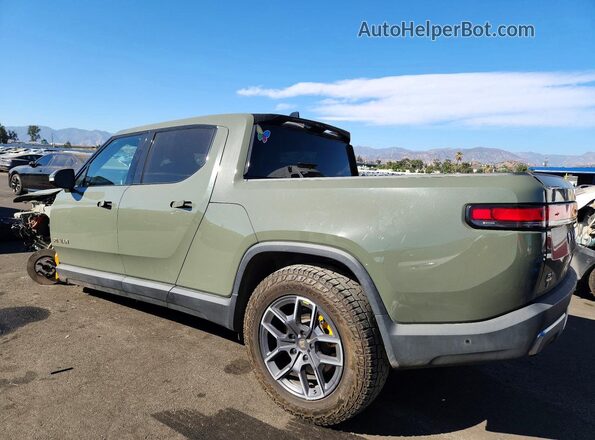 7FCTGAAL5NN001186 2022 RIVIAN R1T Green Rear left