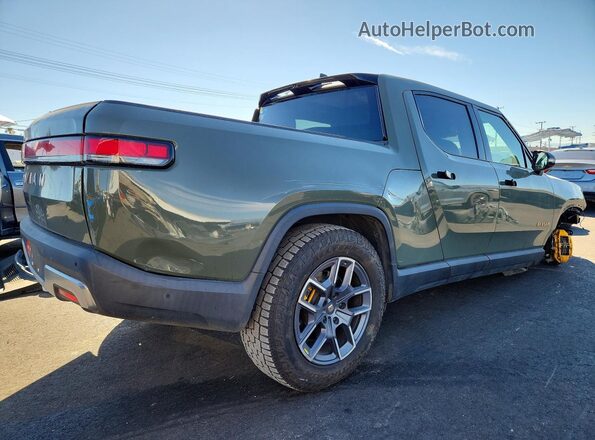 7FCTGAAL5NN001186 2022 RIVIAN R1T Green Rear right