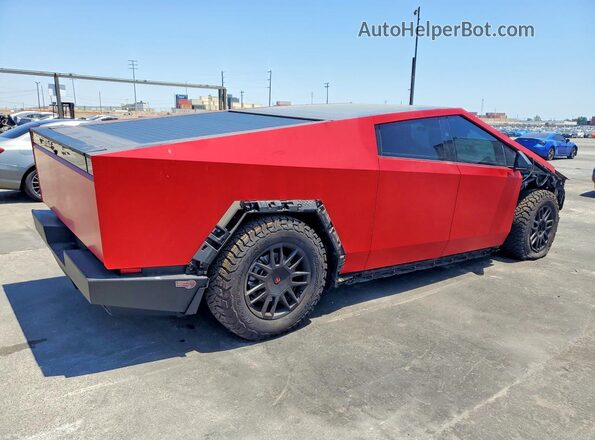 7G2CEHED1RA049631 2024 TESLA CYBERTRUCK Red Tył prawy