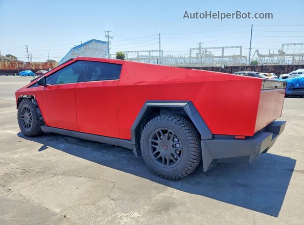 7G2CEHED1RA049631 2024 TESLA CYBERTRUCK Red Tył lewy