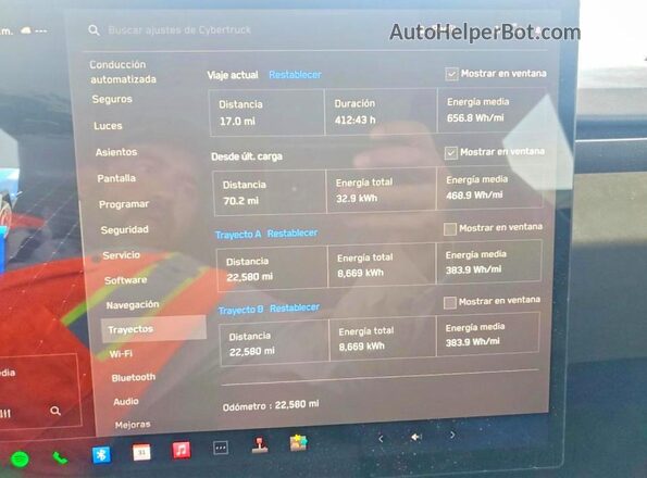 7G2CEHED2SA066069 2025 TESLA CYBERTRUCK Black Widok zestawu wskaźników