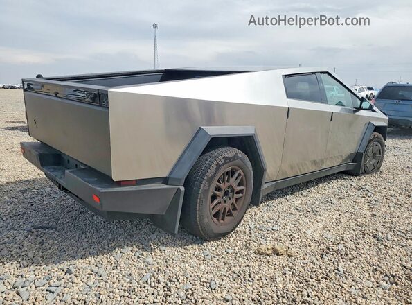 7G2CEHED4SA059317 2025 TESLA CYBERTRUCK Silver Trasero derecho