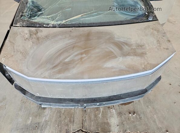 7G2CEHED7SA068125 2025 TESLA CYBERTRUCK Серебряный Вид задней части салона