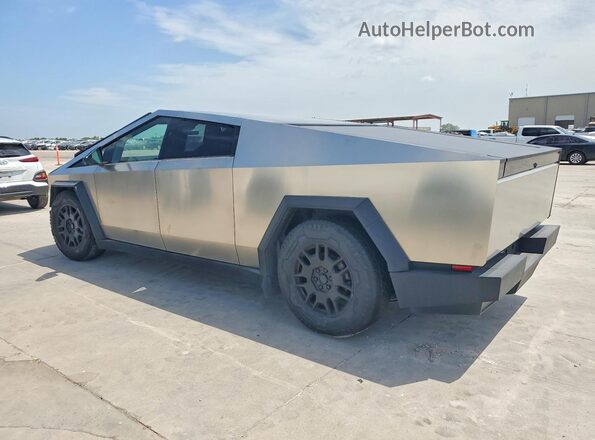 7G2CEHEE2SA061608 2025 TESLA CYBERTRUCK Silver Rear left