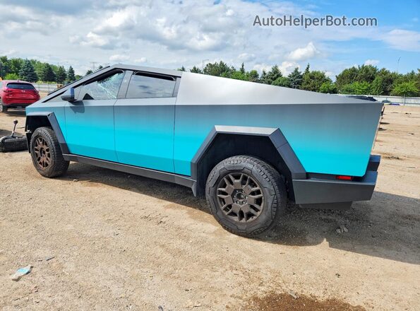 7G2CEHEE5RA056042 2024 TESLA CYBERTRUCK Two Tone Tył lewy