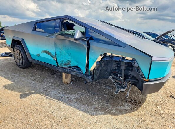 7G2CEHEE5RA056042 2024 TESLA CYBERTRUCK Two Tone Przód prawy