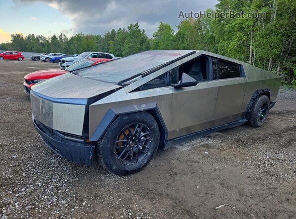 7G2CEHEE8SA065579 2025 TESLA CYBERTRUCK Silver Tył lewy