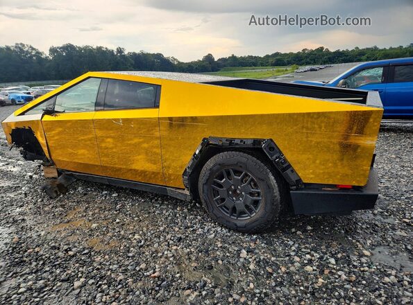 7G2CEHEE9SA075778 2025 TESLA CYBERTRUCK Gold Հետևի ձախ