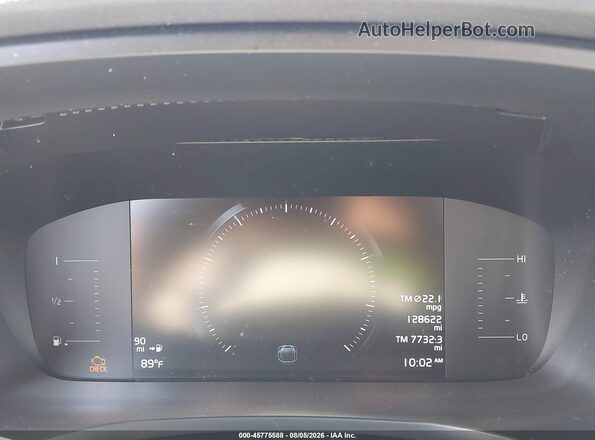7JR102FK0KG002996 2019 VOLVO S60 Black Widok tylnych siedzeń