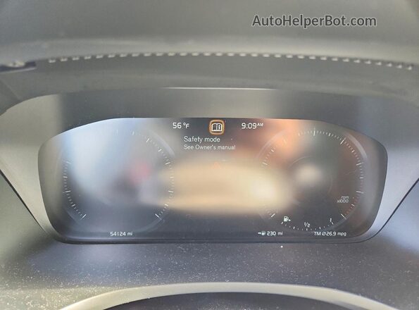 7JRA22TL0LG060938 2020 VOLVO S60 Blue Vista del cuadro de instrumentos