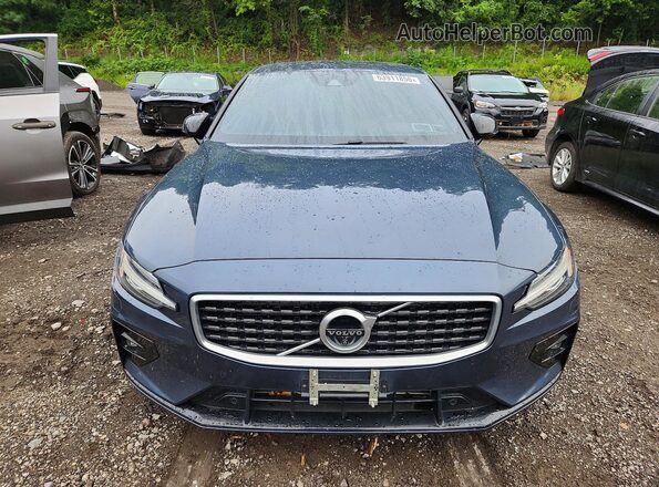 7JRA22TM1KG017295 2019 VOLVO S60 Blue წინა ხედი