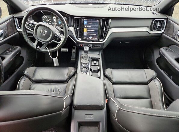 7JRA22TM1KG017295 2019 VOLVO S60 Blue წინა პანელის ხედი
