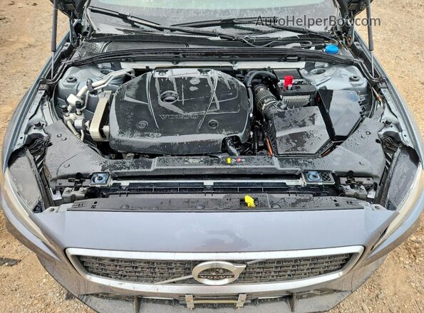 7JRA22TM6KG015185 2019 VOLVO S60 Gray უკანა სალონის ხედი