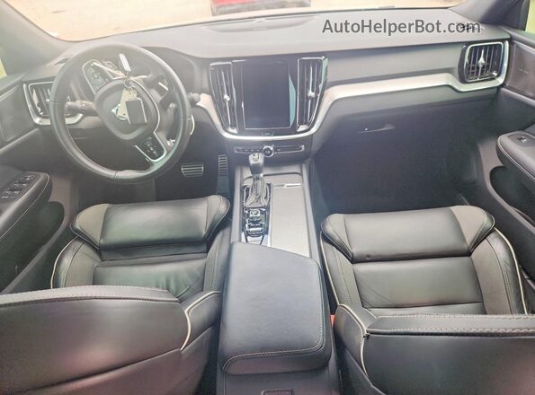 7JRA22TM6KG015185 2019 VOLVO S60 Gray წინა პანელის ხედი