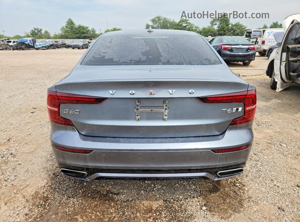 7JRA22TM6KG015185 2019 VOLVO S60 Gray უკანა ხედი