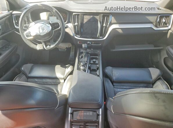 7JRA22TM9LG039367 2020 VOLVO S60 Blue Առջևի վահանակի տեսք