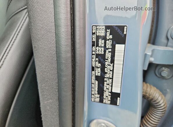 7JRL12FK8RG303967 2024 VOLVO S60 Blue ძრავის განყოფილების ხედი