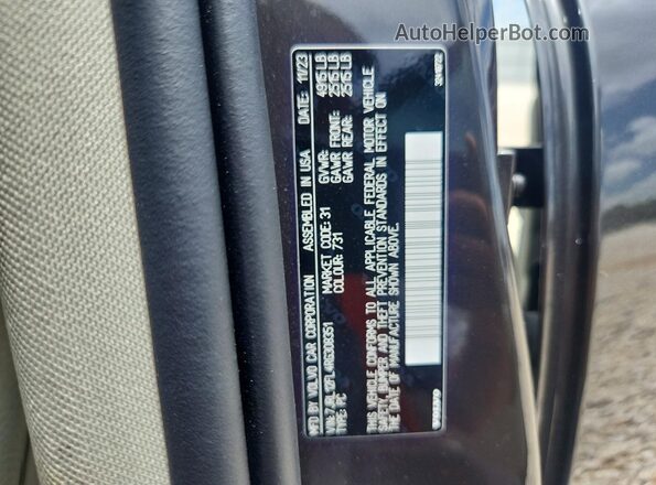 7JRL12FL4RG308351 2024 VOLVO S60 Black Widok komory silnika