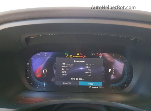 7JRL12TH6RG303975 2024 VOLVO S60 White Vista del cuadro de instrumentos
