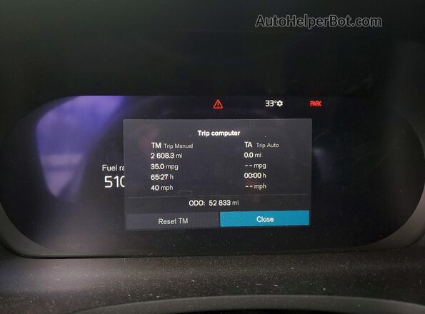 7JRL12TK2RG314810 2024 VOLVO S60 Blue Widok zestawu wskaźników