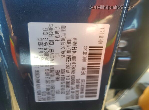 7MMVAABWXSN137561 2025 MAZDA CX-5 Синий Вид наклейки с VIN-кодом