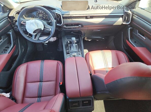 7MMVAADW1SN142242 2025 MAZDA CX-5 White Առջևի վահանակի տեսք