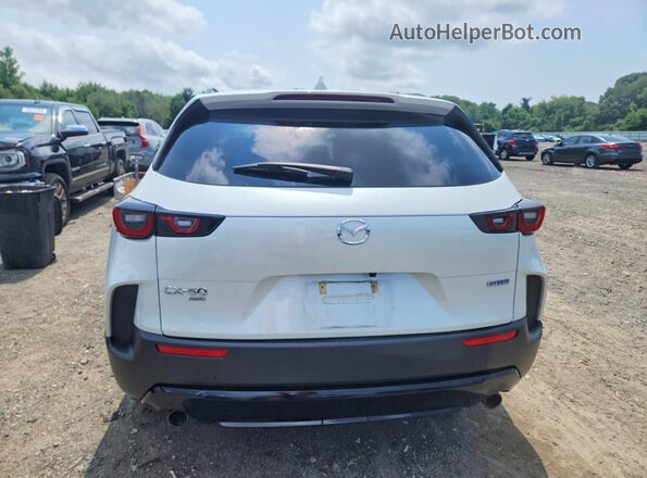 7MMVAADW1SN142242 2025 MAZDA CX-5 White Հետևի տեսք