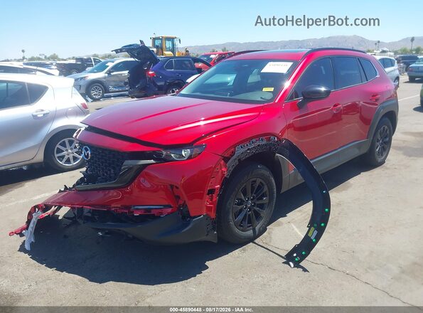 7MMVAADW8TN155085 2026 MAZDA CX-50 HYBRID Красный Передняя левая четверть