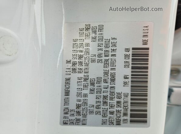 7MMVAAEW3TN171483 2026 MAZDA CX-5 White Widok wnętrza 360 stopni