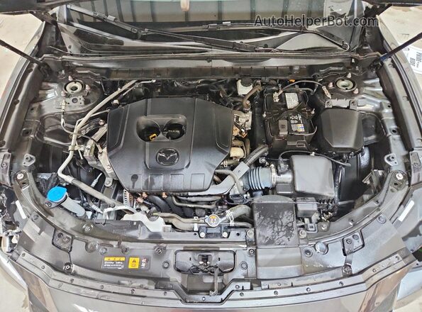 7MMVABAM0SN303835 2025 MAZDA CX-5 Gray Vista del compartimento del motor
