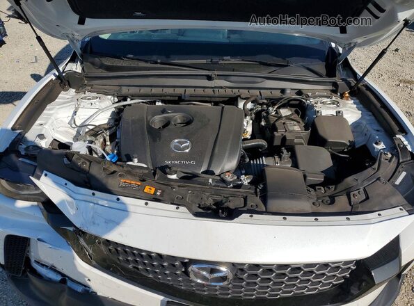 7MMVABAM4RN231323 2024 MAZDA CX-5 White ძრავის განყოფილების ხედი