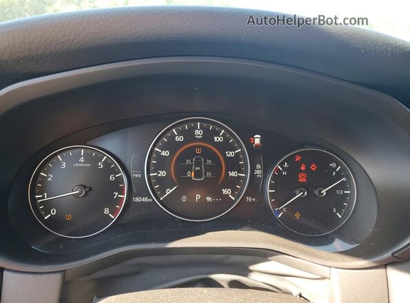 7MMVABAM5RN229774 2024 MAZDA CX-5 White ხელსაწყოთა პანელის ხედი