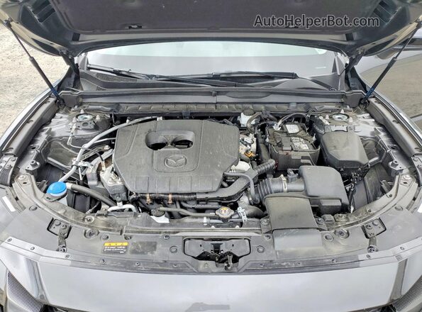 7MMVABAM8SN382235 2025 MAZDA CX-5 Gray ძრავის განყოფილების ხედი