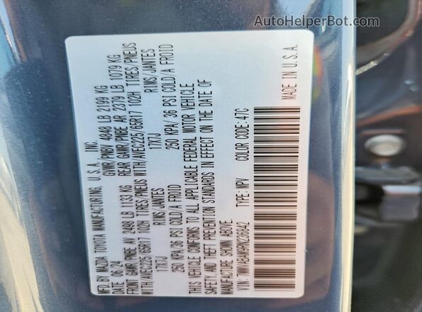 7MMVABAM9RN236842 2024 MAZDA CX-5 Gray Engine compartment view