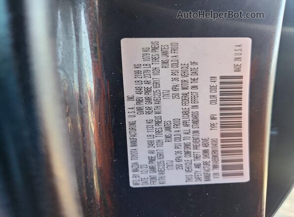 7MMVABBM0RN184080 2024 MAZDA CX-5 Black VIN კოდის სტიკერის ხედი