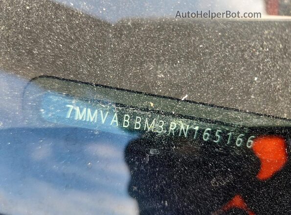 7MMVABBM3RN165166 2024 MAZDA CX-5 Черный Вид наклейки с VIN-кодом